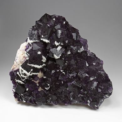 Fluorite with Calcite