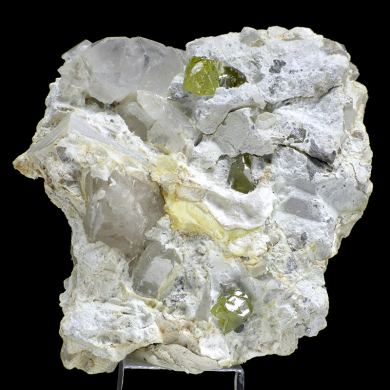 Sphalerite, quartz, talc