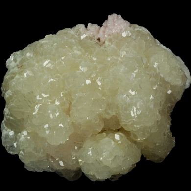 Calcite on Rhodochrosite