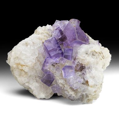 Fluorite with Quartz