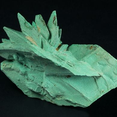 Calcite ( pseudo Glauberite ) man-made green coating