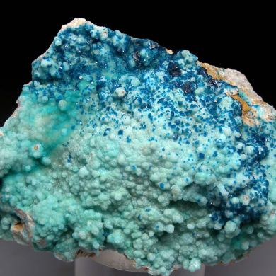 Veszelyite on Hemimorphite