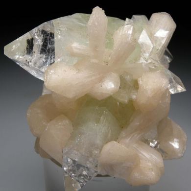 Apophyllite with Stilbite