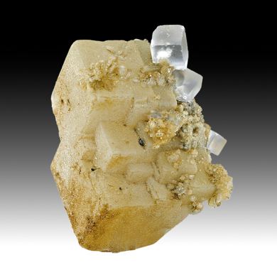 Fluorite with Calcite