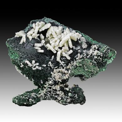 Cerussite with Malachite