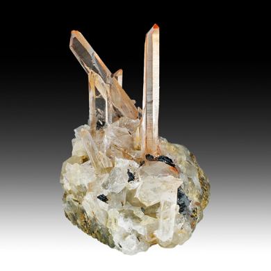 Quartz with Hematite