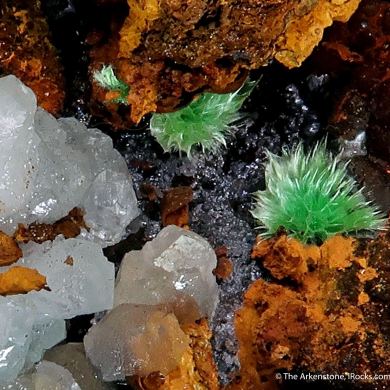 Agardite-(Ce) and Calcite