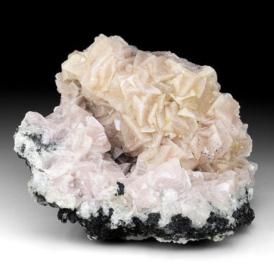 Smithsonite with Pyrite, Sphalerite, Quartz