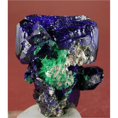 Azurite, Brochantite