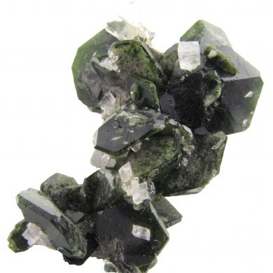 Tourmaline var. Uvite with Magnesite and Quartz