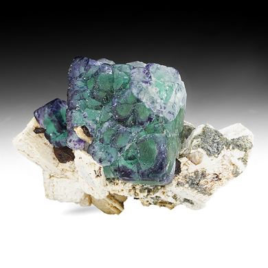 Fluorite with Orthoclase