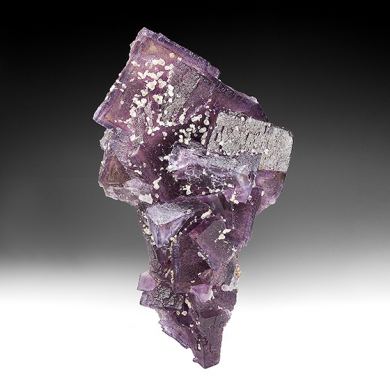 Fluorite with Calcite