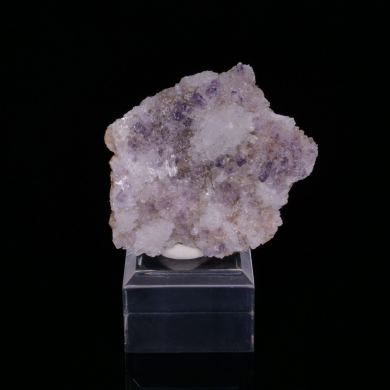 YTTROFLUORITE on GYPSUM - Qinglong Mine (Dachang Mine), Qinglong, Qianxinan, Guizhou, China