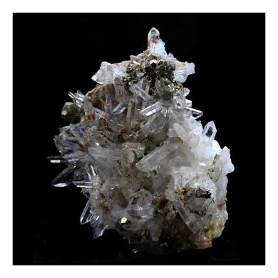 Siderite, Quartz, Pyrite.