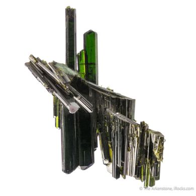 Epidote with Actinolite var. Byssolite