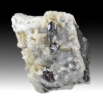 Cinnabar with Dolomite, Quartz