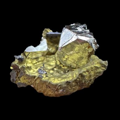 Sperrylite, chalcopyrite