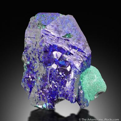 Azurite with Malachite (circa 1930)