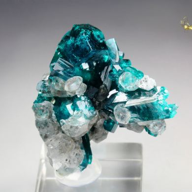 DIOPTASE, CALCITE