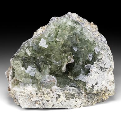 Fluorite with Quartz