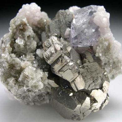 Fluorite, Arsenopyrite, Dolomite