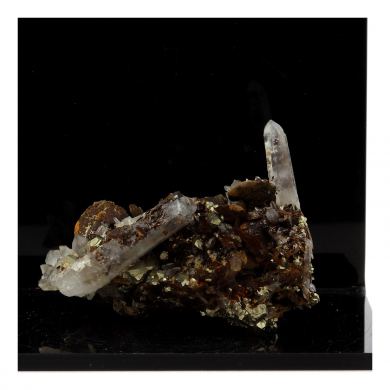 Siderite + Quartz + Pyrite. 271.55 ct.