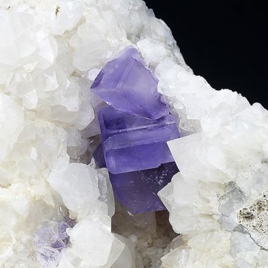 Fluorite with Quartz