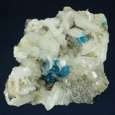 Cavansite with Stilbite