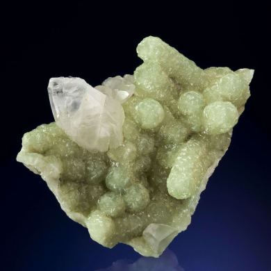 Prehnite Cast After Anhydrite With Calcite