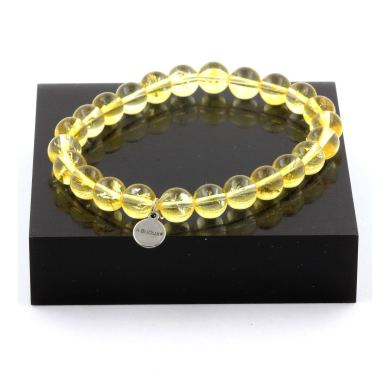 Citrine Bracelet 8 mm Beads.