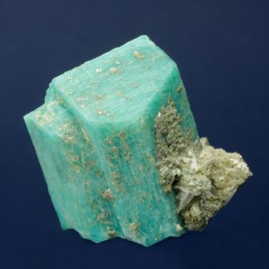 Microcline ( v. Amazonite ) with Albite