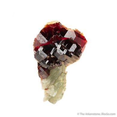 Grossular Garnet on Diopside