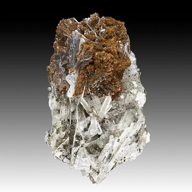 Helvite with Quartz, Calcite