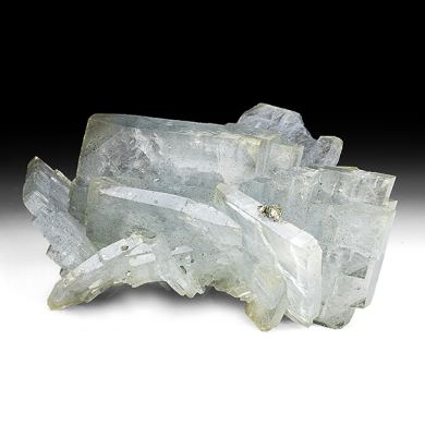 Barite with Quartz, Pyrite