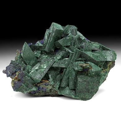 Malachite replacing Azurite