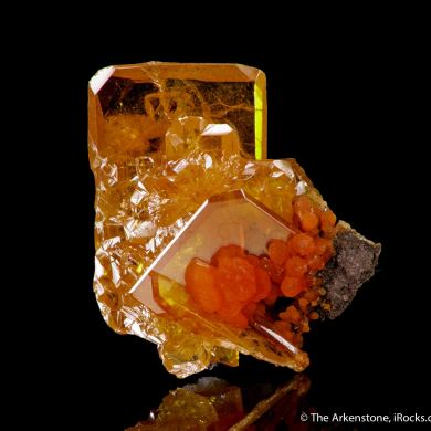 Mimetite on Wulfenite (book cover piece)