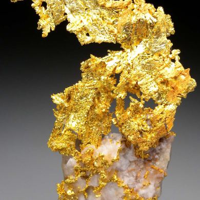 Gold on Quartz