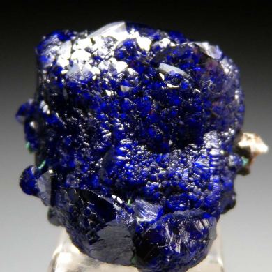 Azurite with Malachite