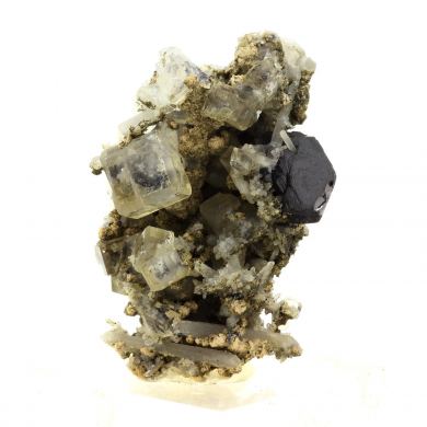 Fluorite + Sphalerite.