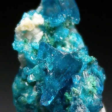 Caledonite, Cerussite, Brochantite