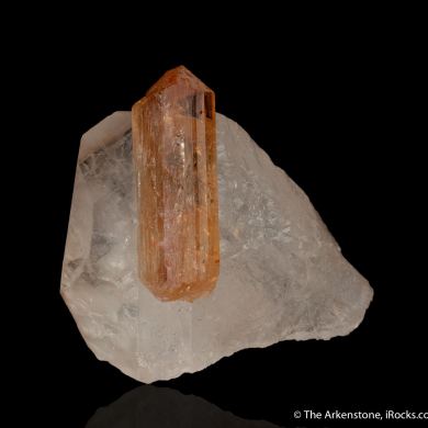 Imperial Topaz on Quartz