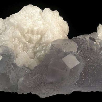 Fluorite on Dolomite