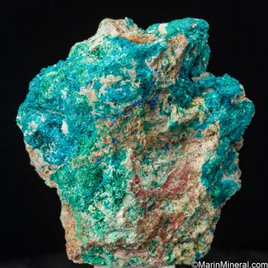 Caledonite, Cerussite, Brochantite