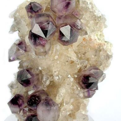 Amethyst on Quartz