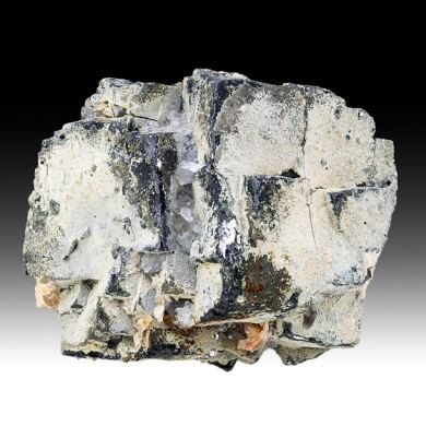 Galena with Cerussite, Plumbogummite, Quartz, Wulfenite