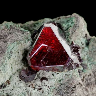 Cuprite on Chrysocolla