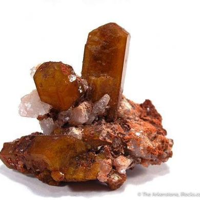 Sturmanite With Calcite