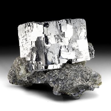 Galena with Dolomite, Calcite, Chalcopyrite