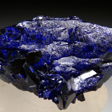 Azurite with Malachite