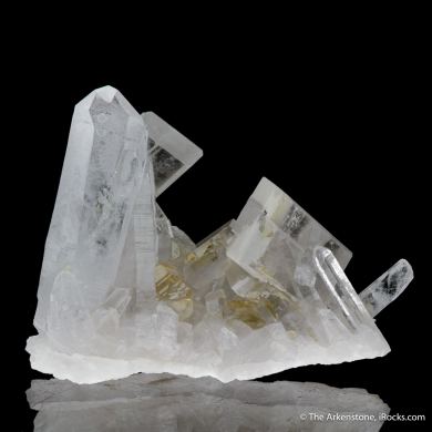 Baryte on Quartz